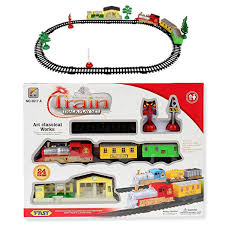 Toy Train Set with Track (Battery Operated)